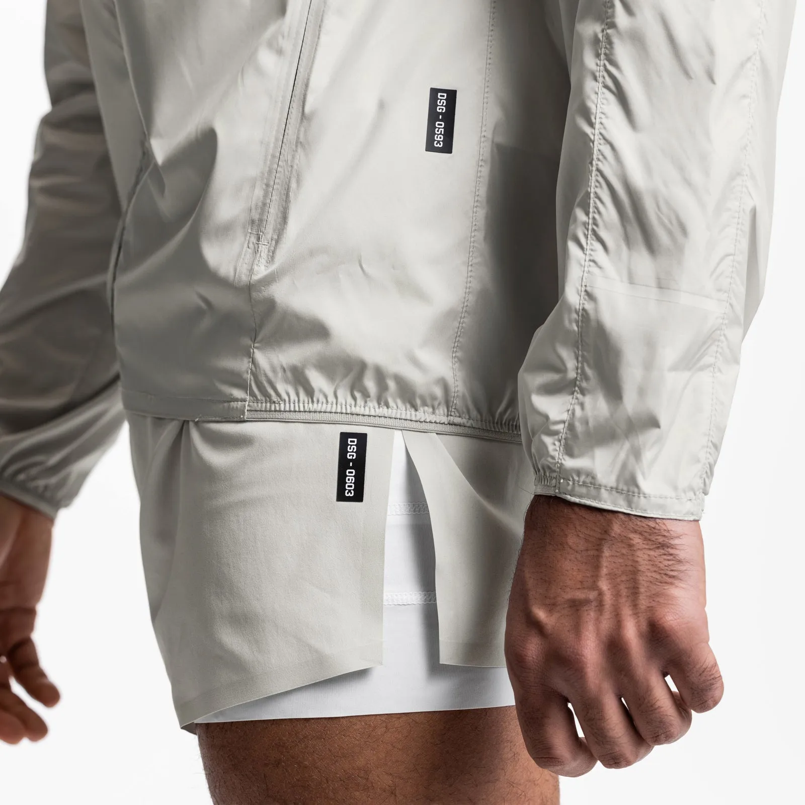 0593. Weather-Ready Lightweight Windbreaker - Stone