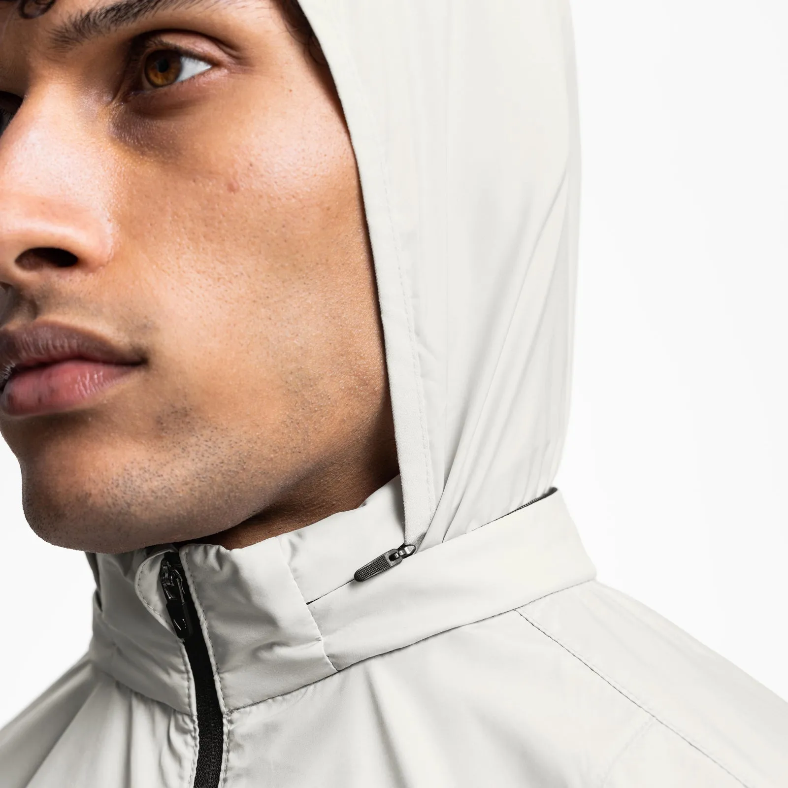 0593. Weather-Ready Lightweight Windbreaker - Stone