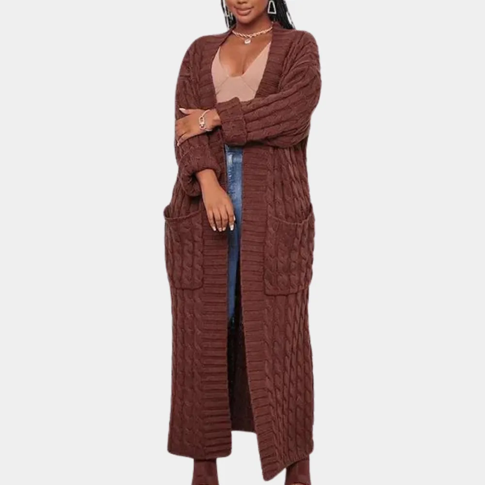 Anastasija - Cardigan pour femme tendance et surdimensionné pour un look élégant