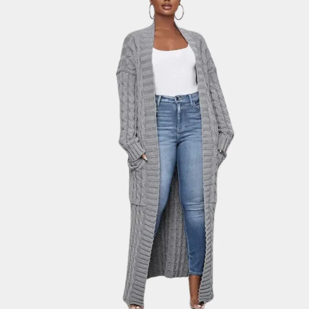 Anastasija - Cardigan pour femme tendance et surdimensionné pour un look élégant