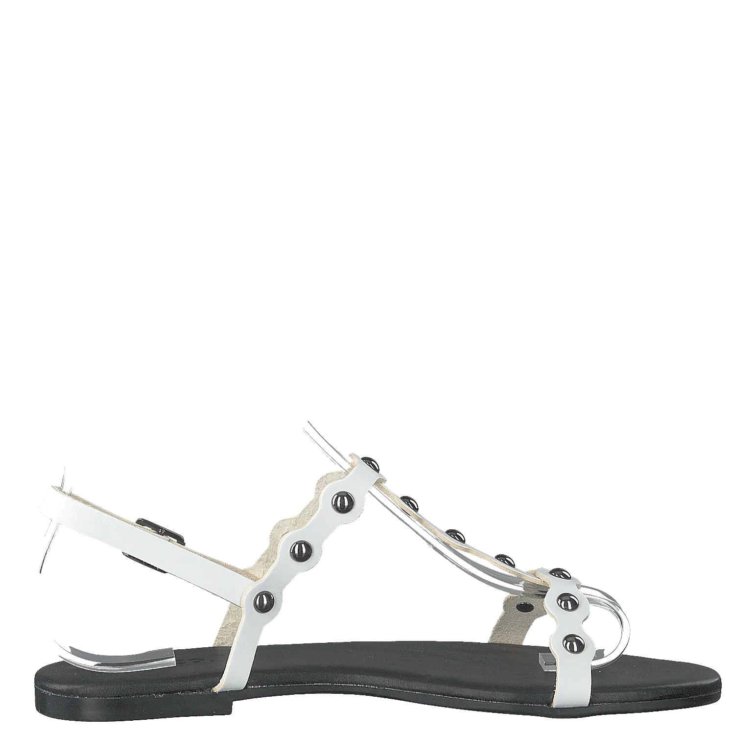 Bitt Leather Studs Sandal 800 - White