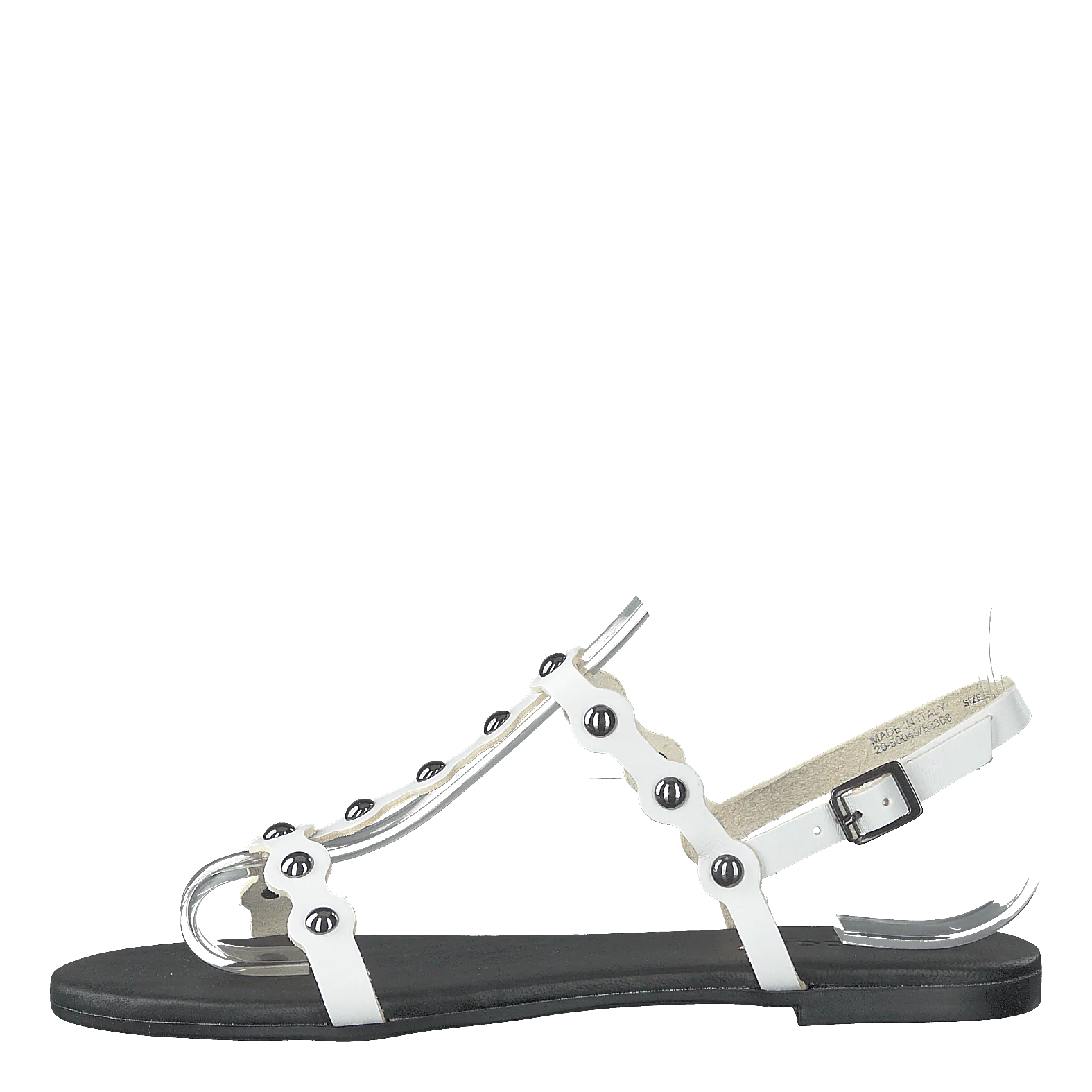 Bitt Leather Studs Sandal 800 - White