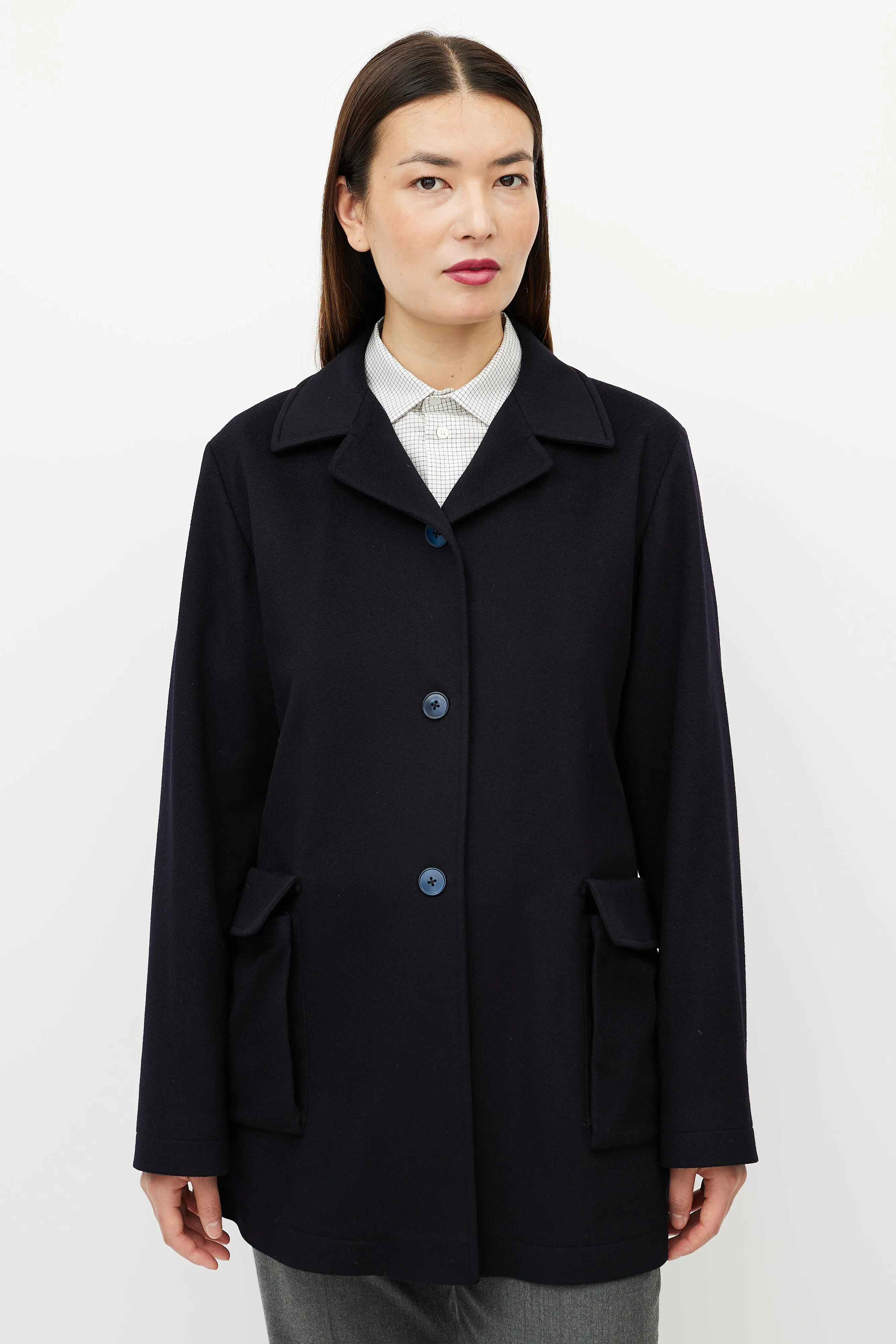 Black Cashmere & Silk Light Jacket