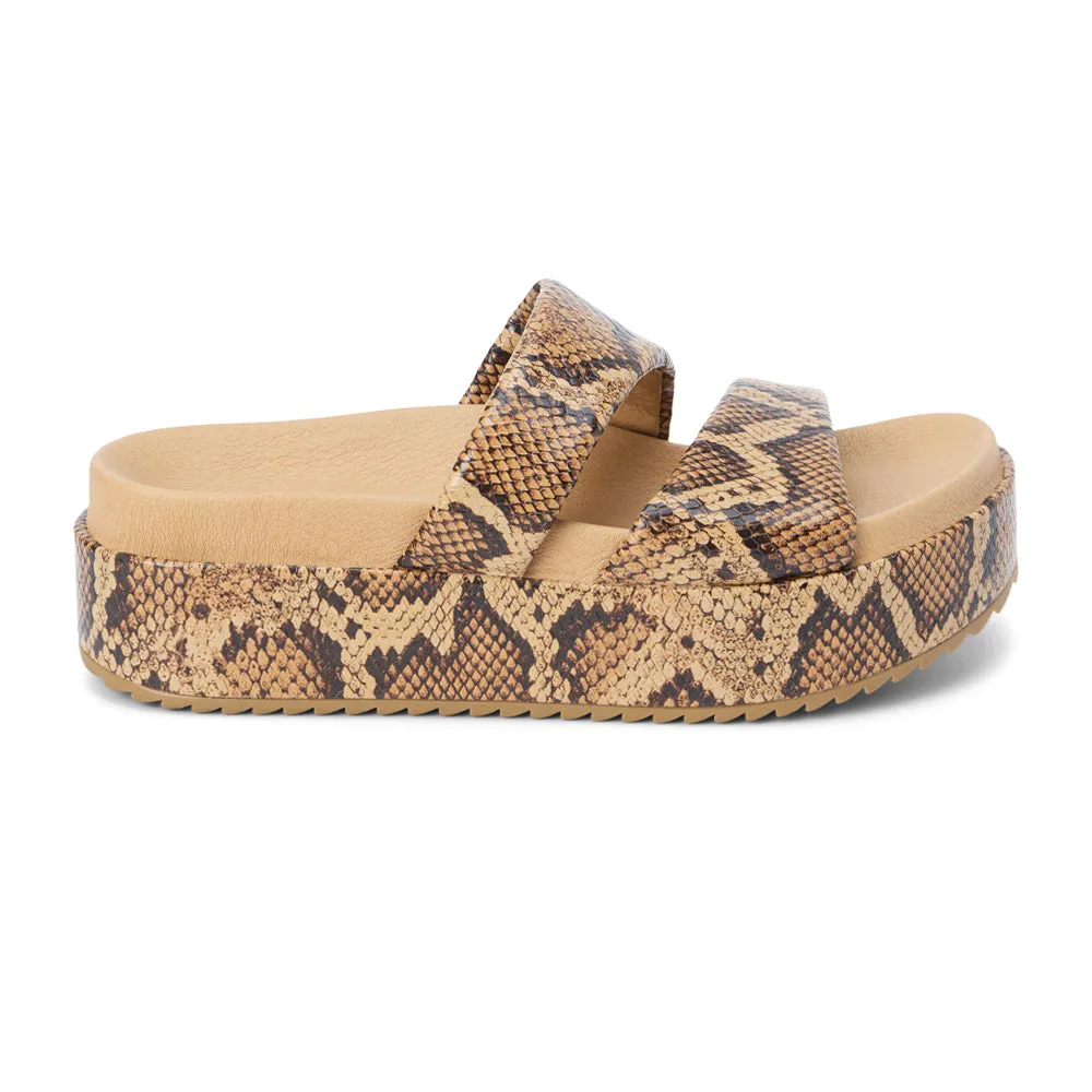Blaine Snake Platform Sandals