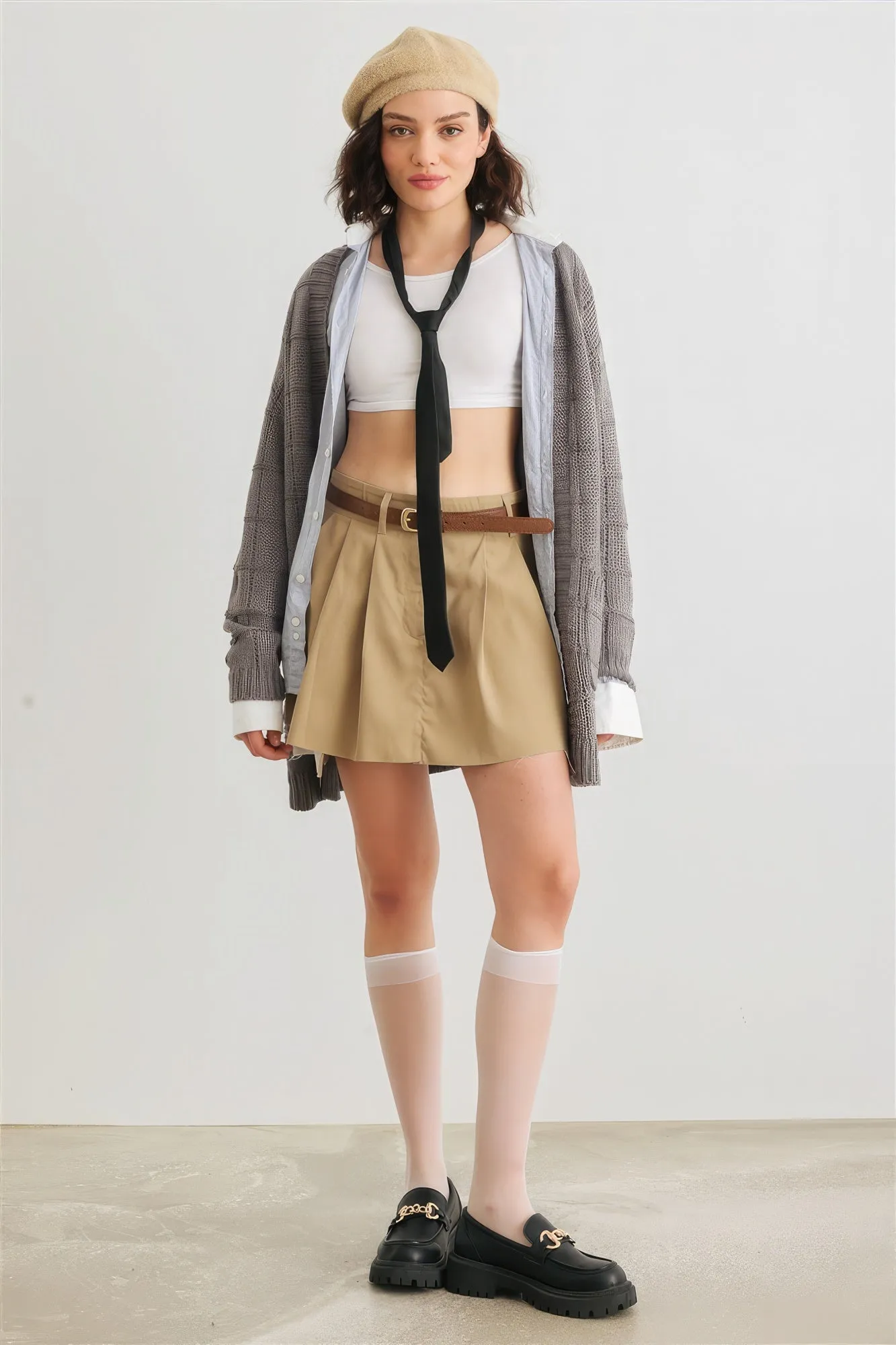 Blue Zone Planet |  Knit Two Pocket Long Sleeve Open Front Cardigan