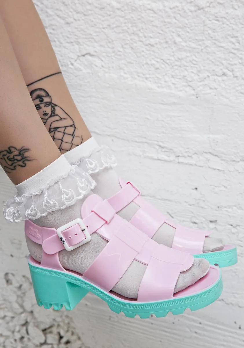Cotton Candy Kyra Sandals