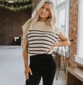 Counting On You Short Sleeve Sweater