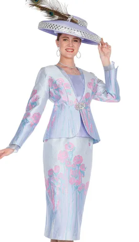 Elite Champagne Church Suit 5817C-Light Blue