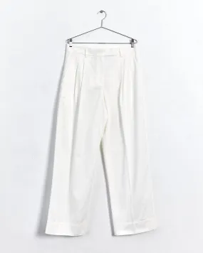 Esse 'tailored' trousers, ivory, 12