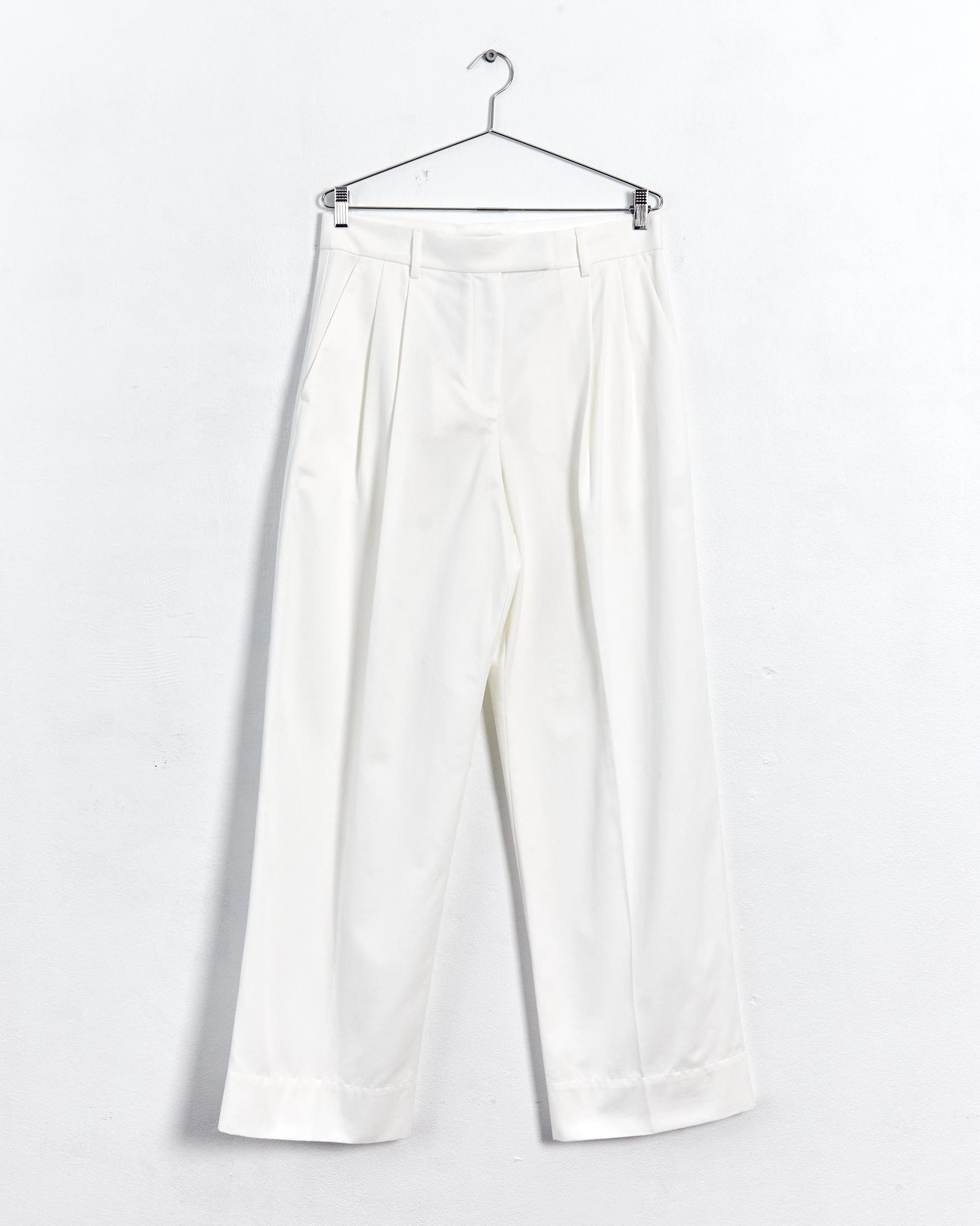 Esse 'tailored' trousers, ivory, 12