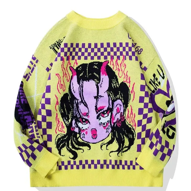 Face Knitted Sweater