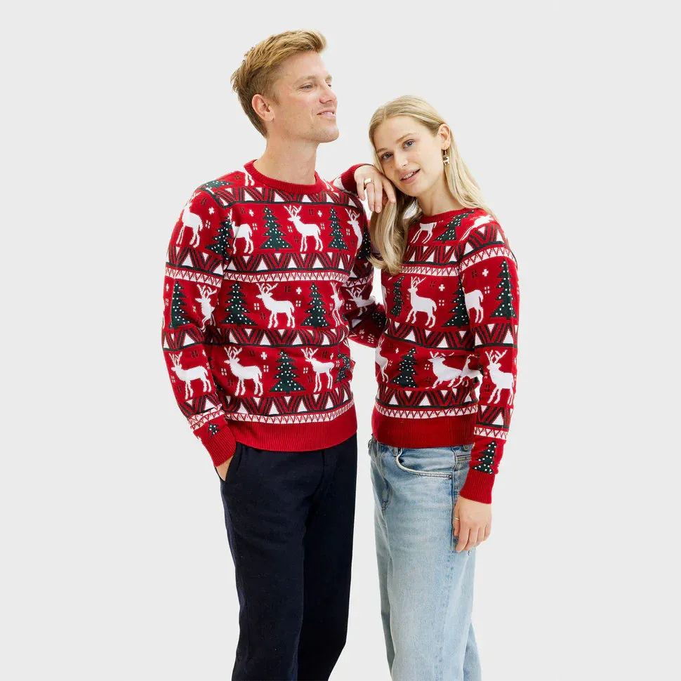 Festive Men's Sweater with Holiday Design