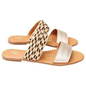 Flat Sandals Silvia Cobos Conga Gold