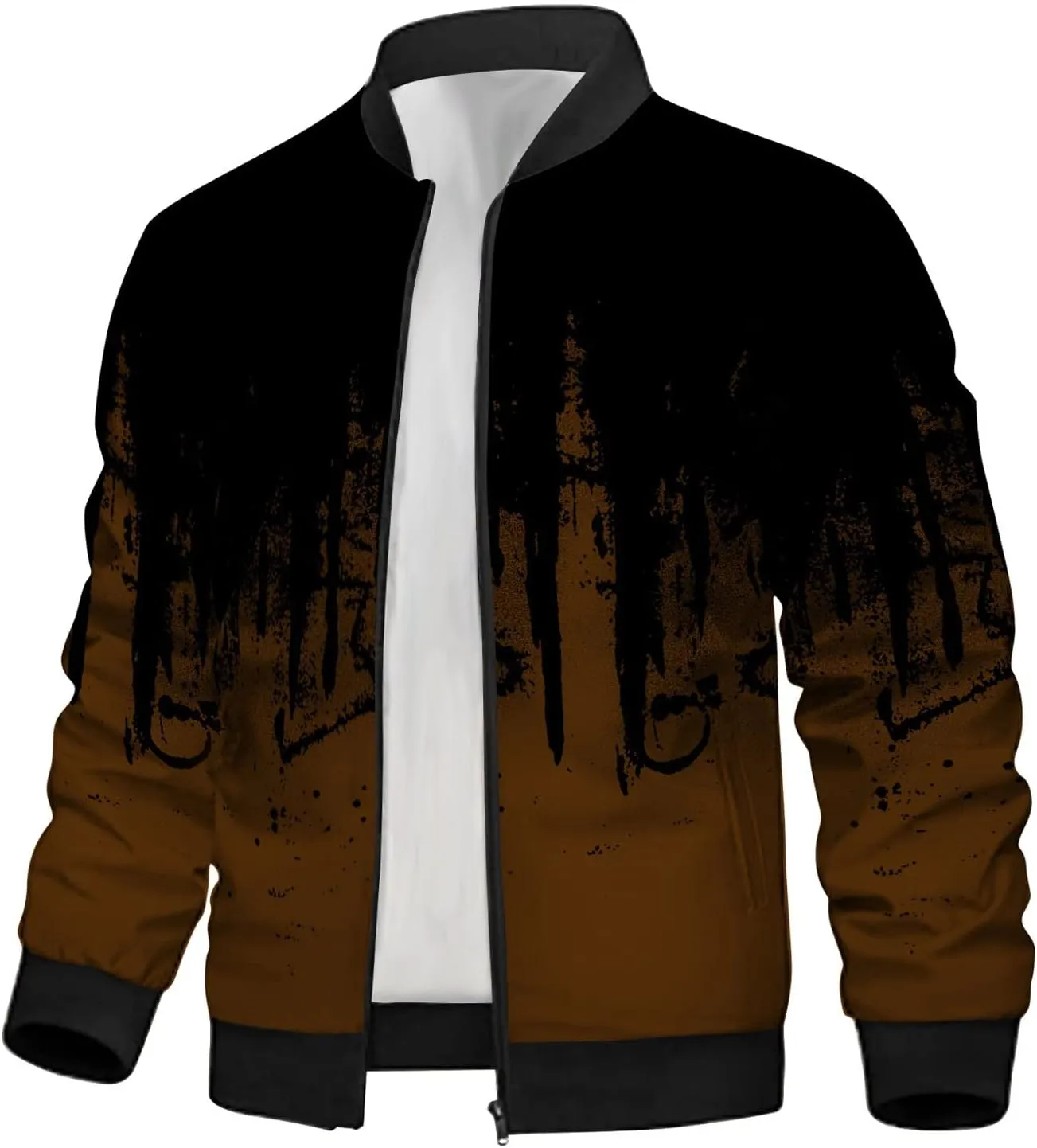 Flight Jackets For Men Full Zip Windbreaker Jacket Light Weight Fashion Heated Coat Big And Tall Cool Jackets
