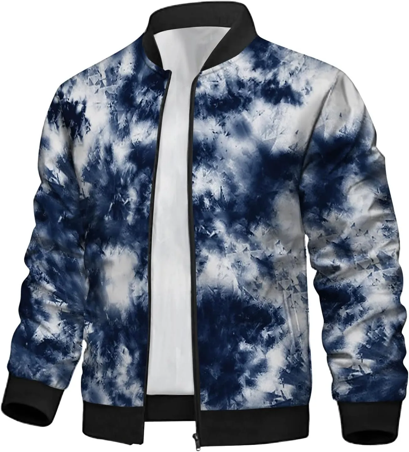 Flight Jackets For Men Full Zip Windbreaker Jacket Light Weight Fashion Warm Coat Big And Tall Outdoor Jackets