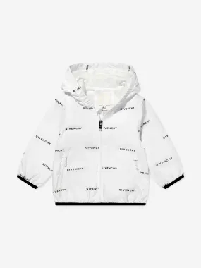 Givenchy Baby Boys Hooded Windbreaker in White
