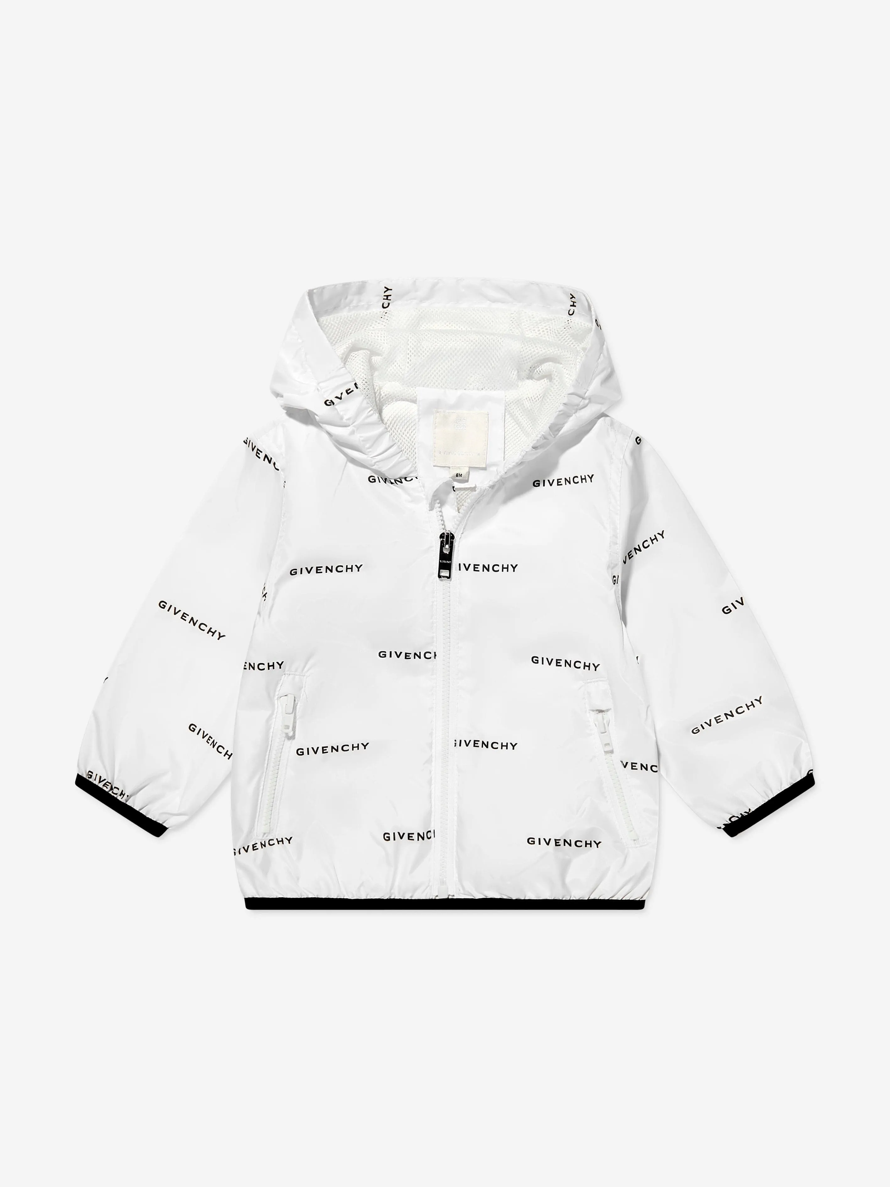 Givenchy Baby Boys Hooded Windbreaker in White