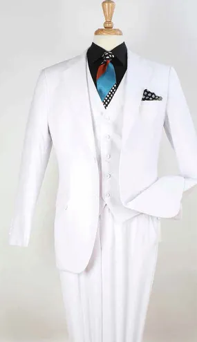 Iconic R3136-WHT Mens Suit
