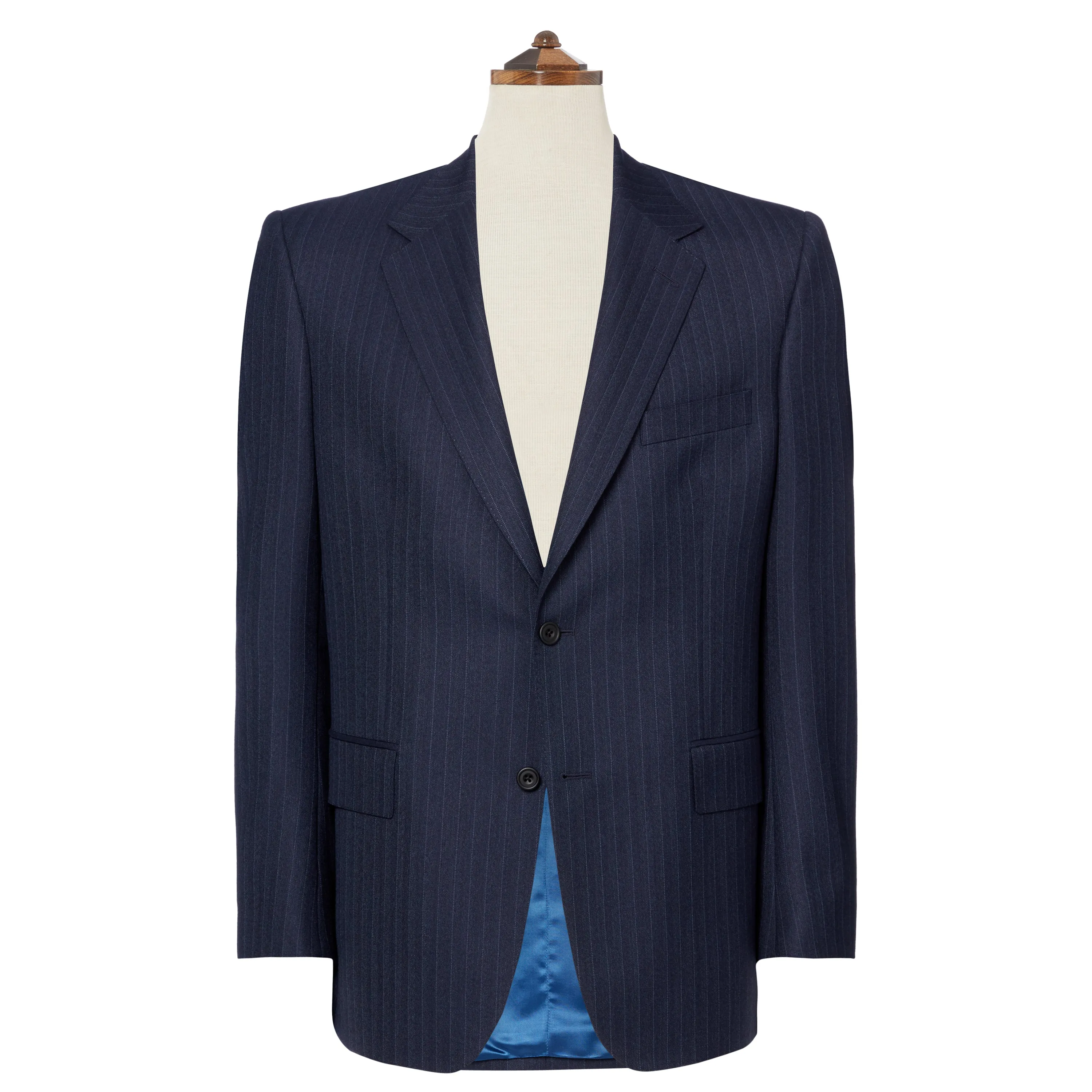 Kensington Navy Herringbone Stripe Suit