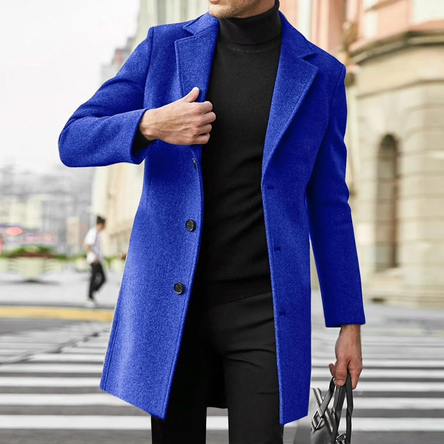 LCMTWX Mens Coats Cottonpadded Jacket Stand Collar Knitted Splice Sweater Coat Casual Cardigan Stylish Outwear Jackets