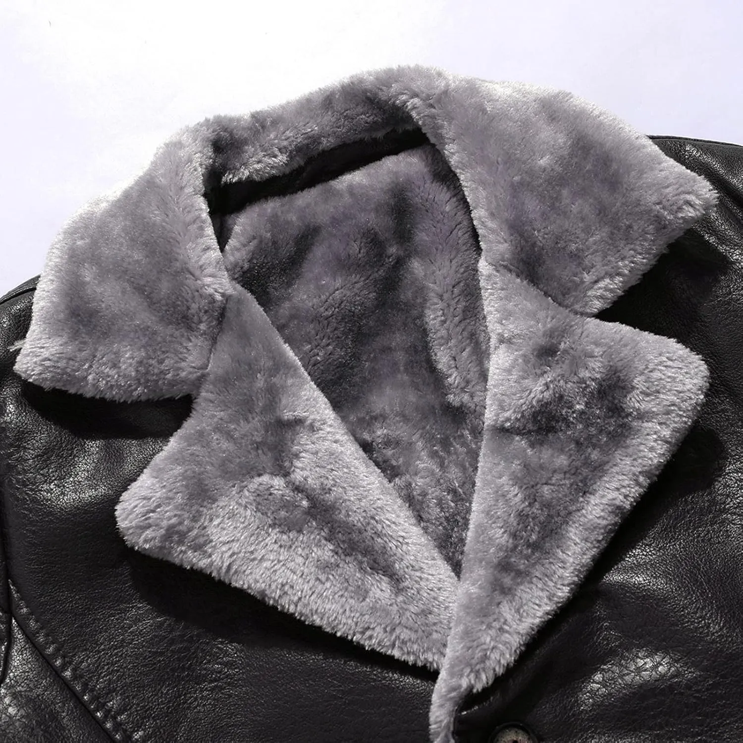 LCMTWX Men's Thick Thermal Winter Jacket Stand Collar Knitted Splice Sweater Coat Casual Cardigan Stylish Outwear Mens