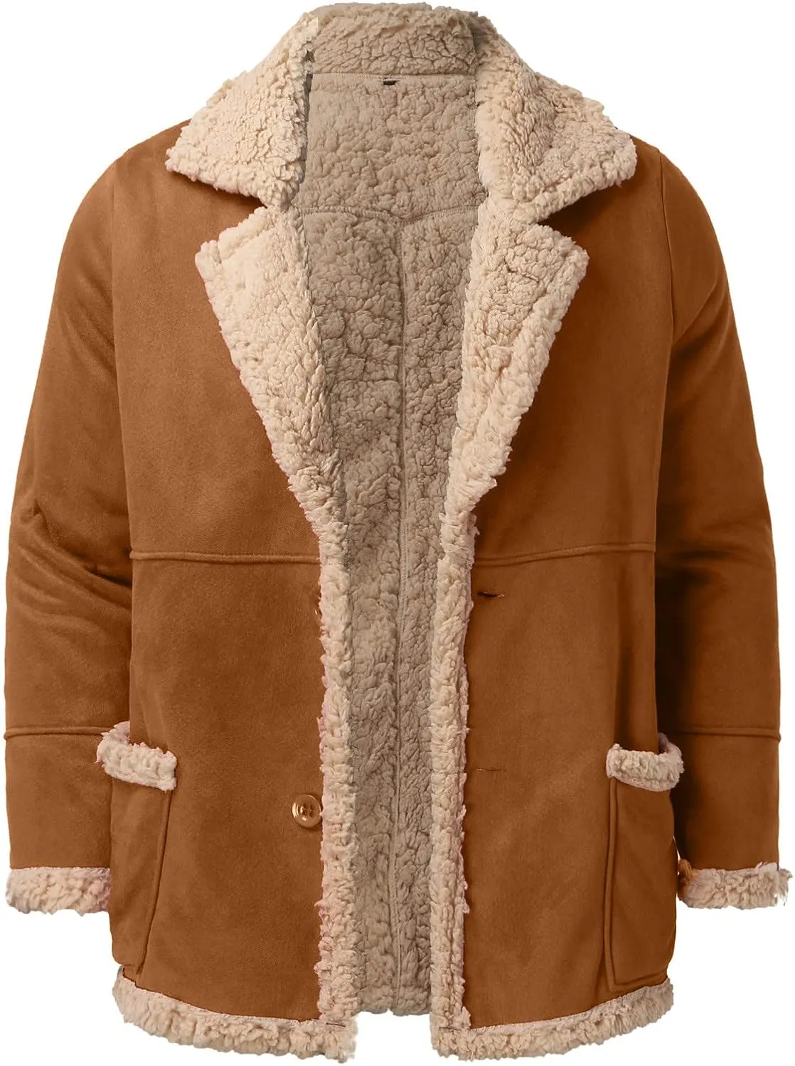 LCMTWX Winter Coats for Men Jackets Coat Leisure Plus Size Hat Zip Pocket Cotton-Padded Warm Soft Hooded Jacket Coat