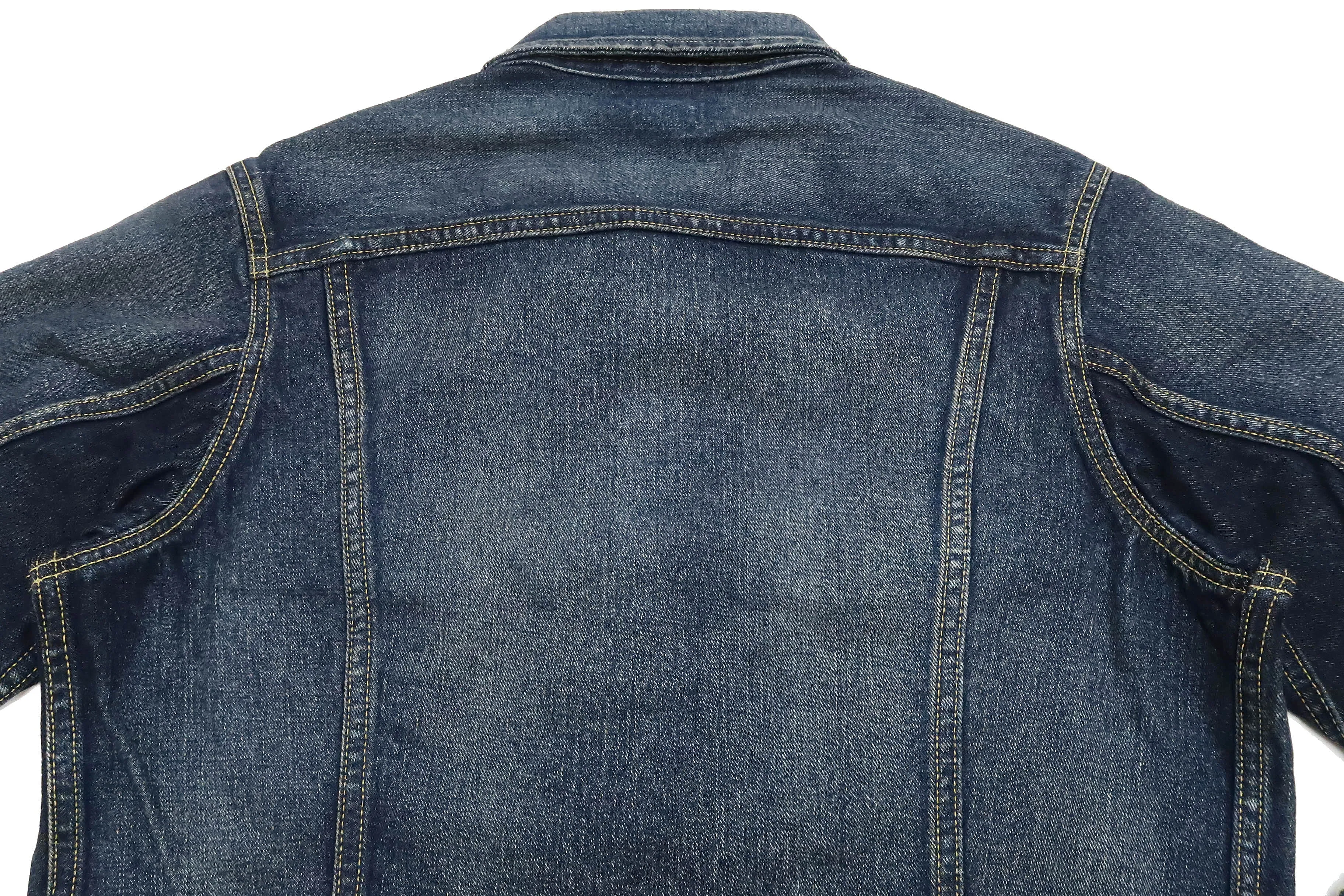 Lee Denim Jacket 101-J Men's Reissue Lee Rider 101J Jacket LM5100 LM5100-526 Pre-Faded-Denim