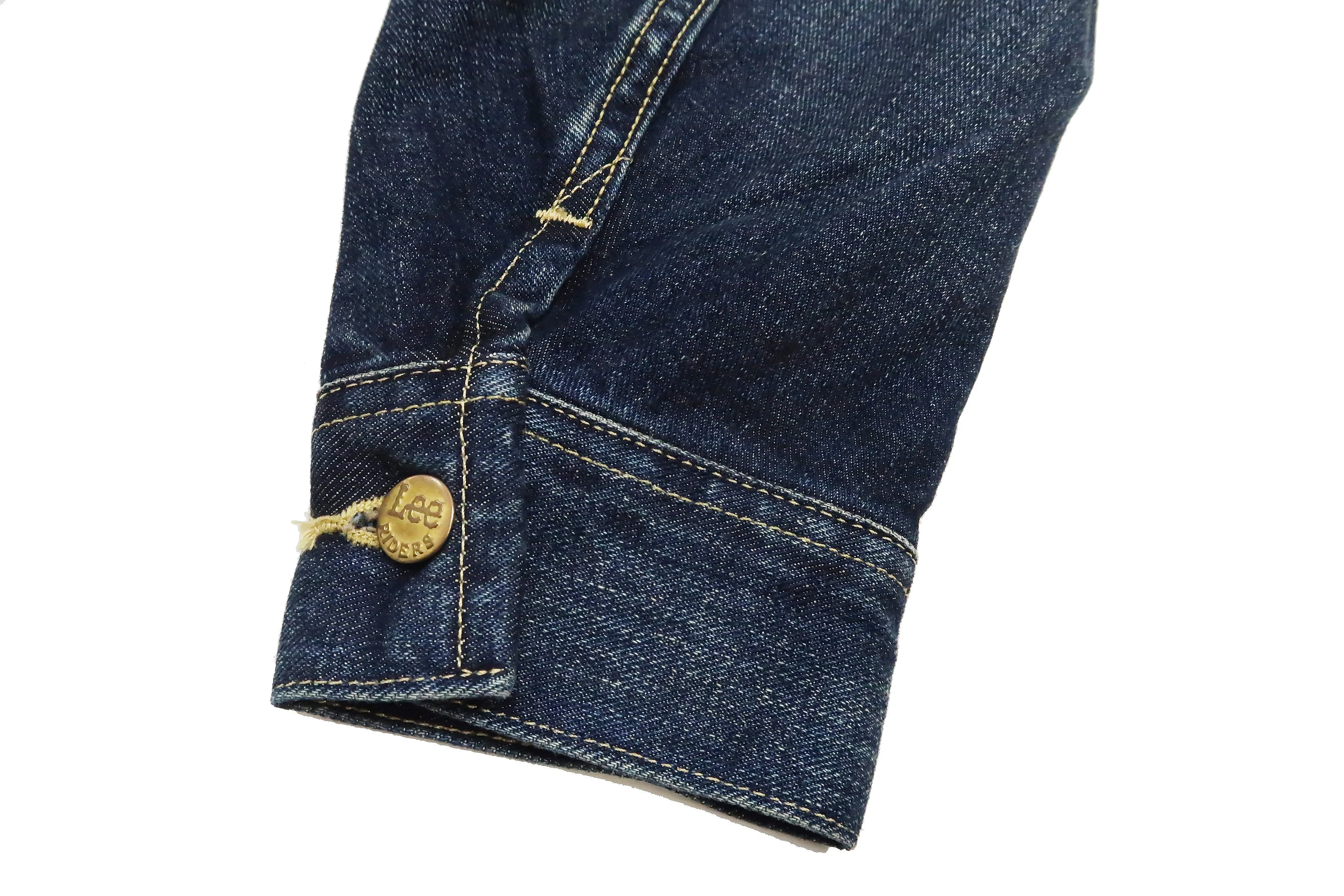 Lee Denim Jacket 101-J Men's Reissue Lee Rider 101J Jacket LM5100 LM5100-526 Pre-Faded-Denim