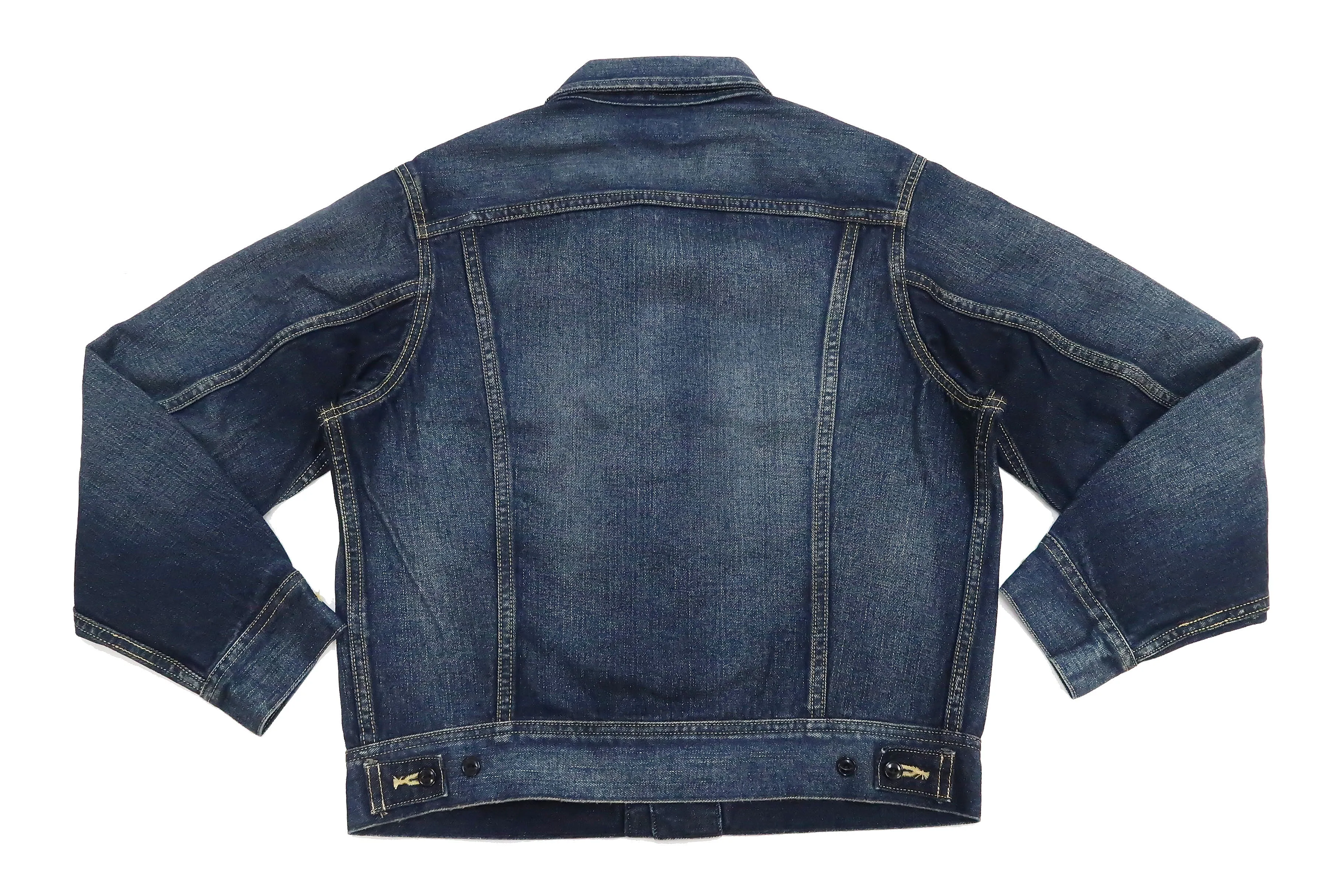 Lee Denim Jacket 101-J Men's Reissue Lee Rider 101J Jacket LM5100 LM5100-526 Pre-Faded-Denim