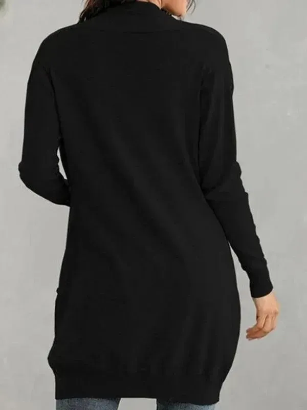 Long  Knitted Cardigan Sweater
