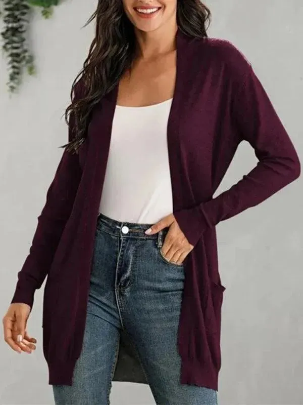 Long  Knitted Cardigan Sweater