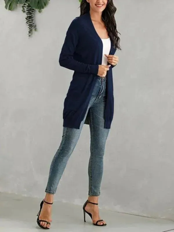 Long  Knitted Cardigan Sweater