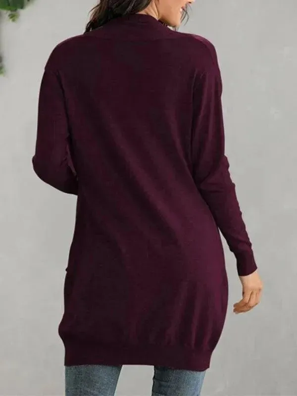 Long  Knitted Cardigan Sweater