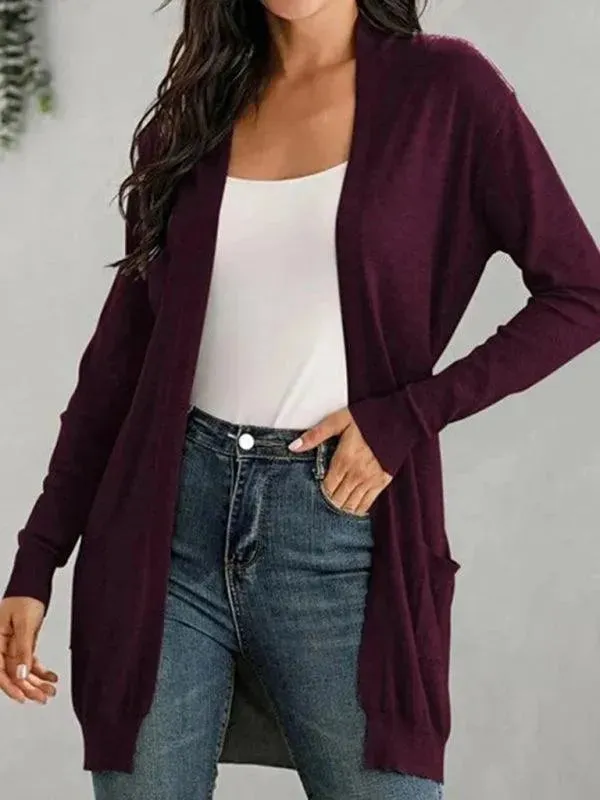 Long  Knitted Cardigan Sweater