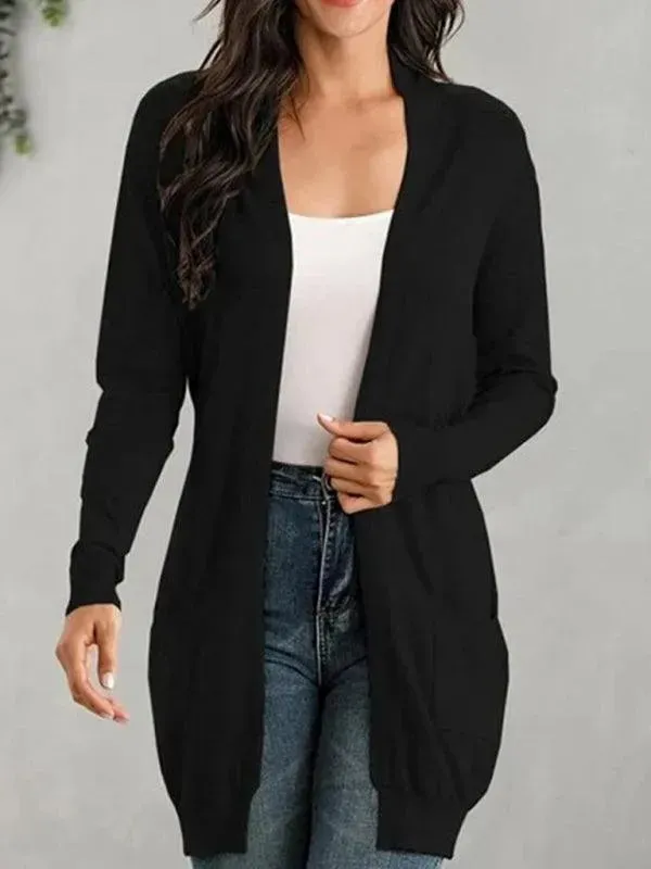 Long  Knitted Cardigan Sweater