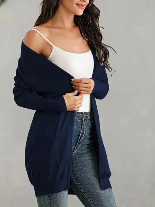 Long  Knitted Cardigan Sweater
