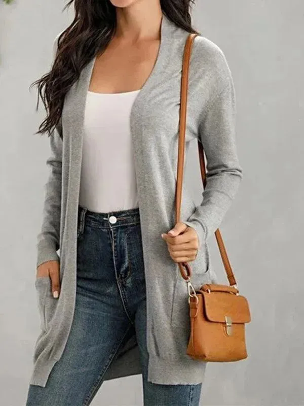 Long  Knitted Cardigan Sweater