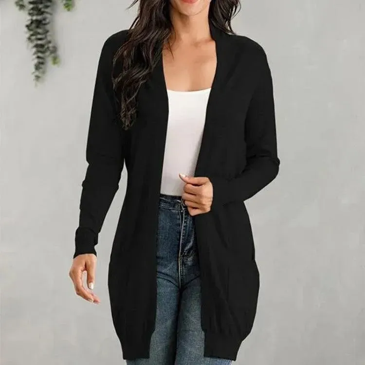 Long  Knitted Cardigan Sweater