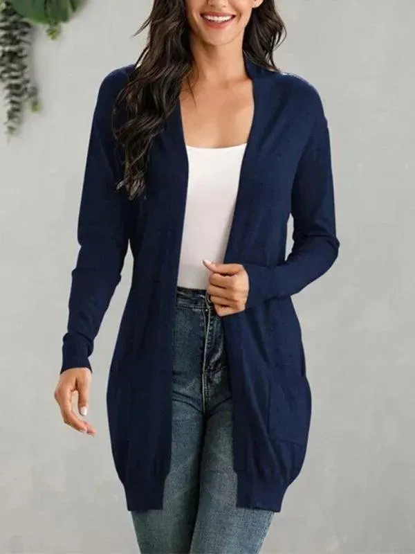 Long  Knitted Cardigan Sweater