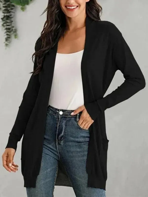 Long  Knitted Cardigan Sweater