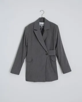Melange Suiting Jacket in Paloma