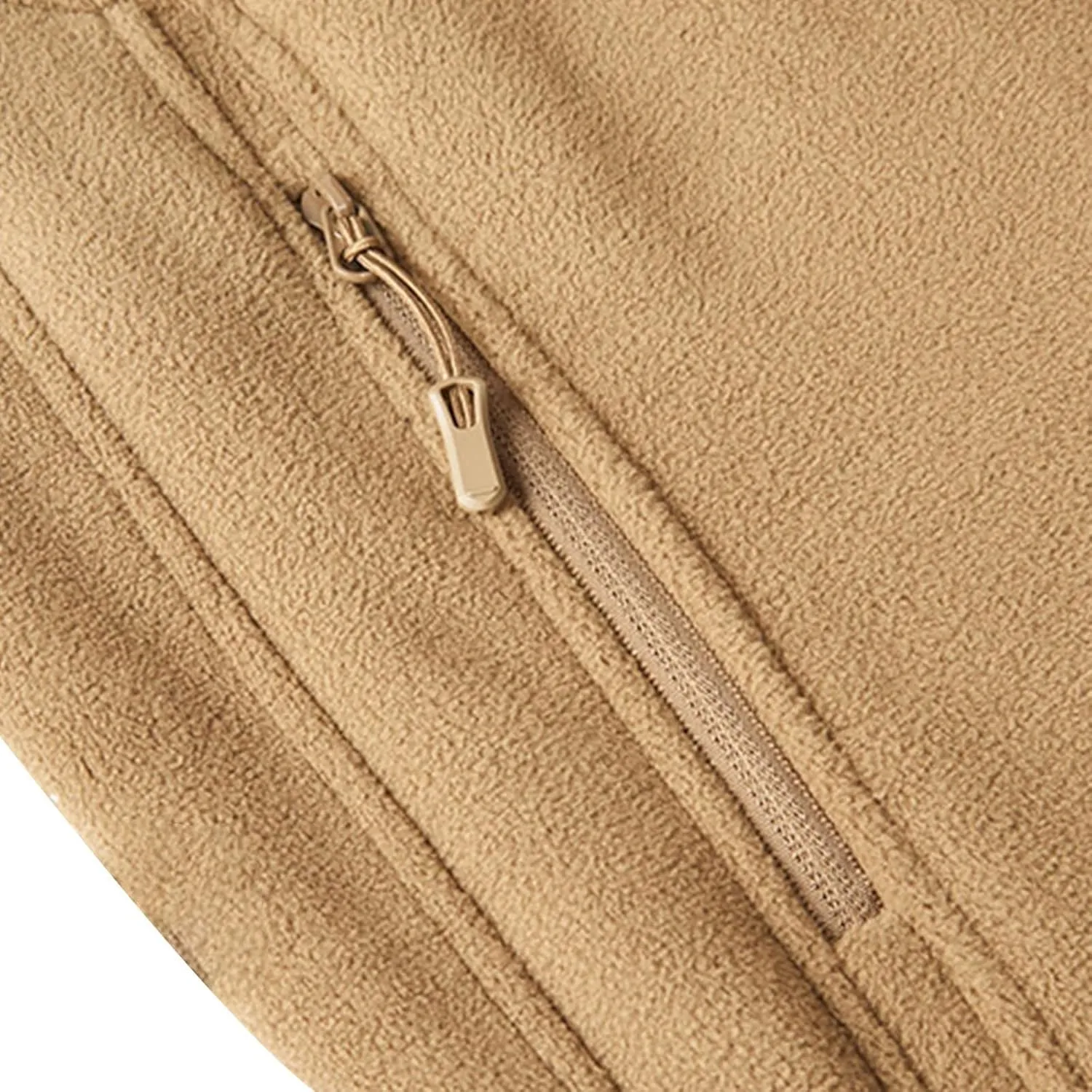 Men's Fleece Hoodie Polar Fleece Sherpa Lined Jacket Zip Up Thick Jacket Soft Warm Winter Coat Sweatshirt with Pocket