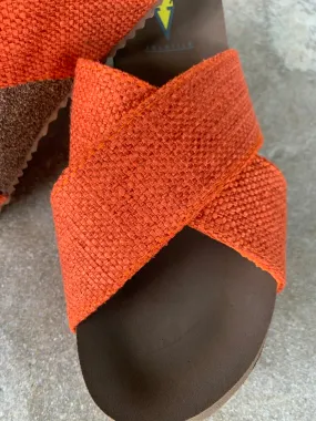Newcastle Orange Sandals