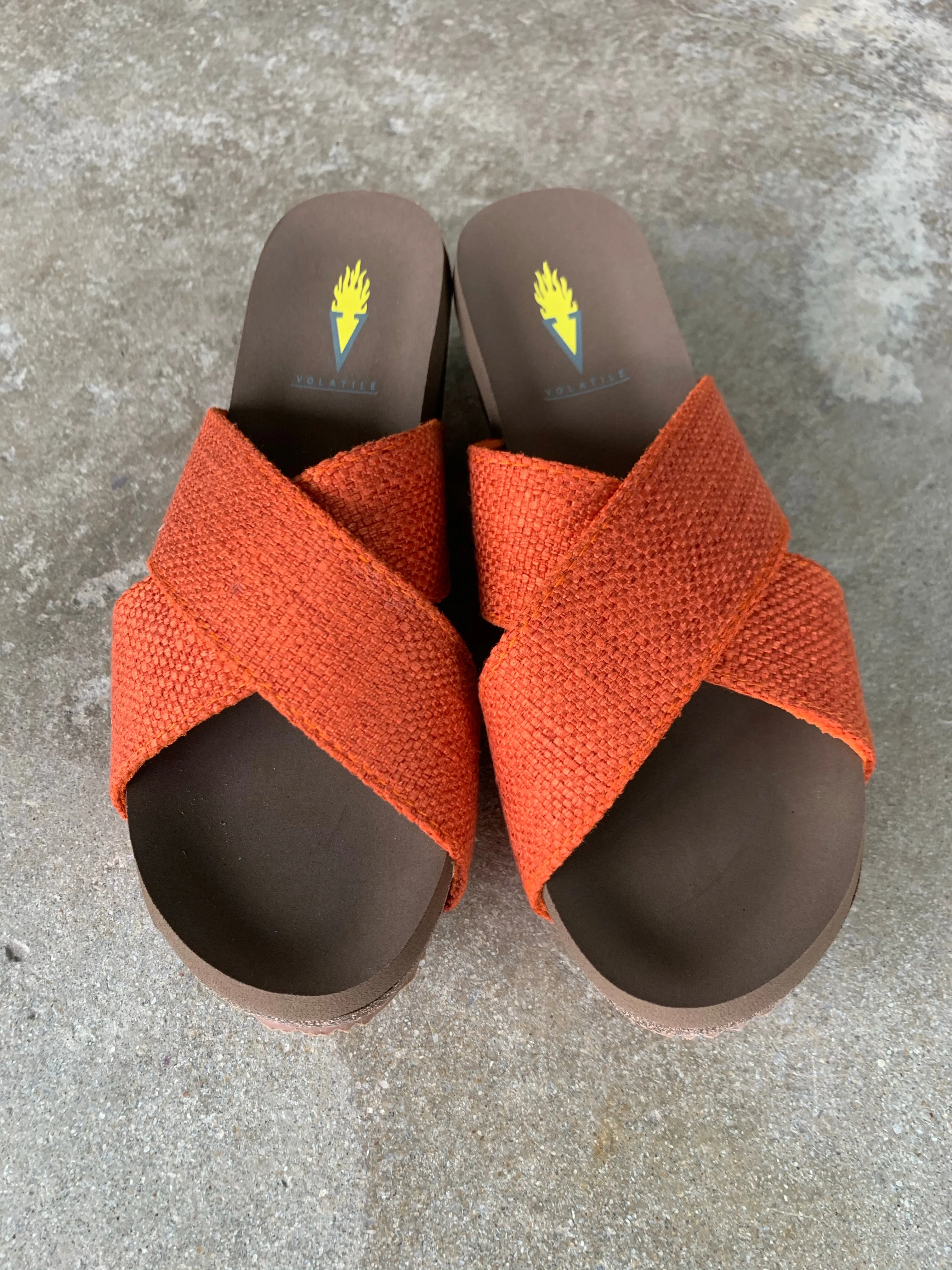 Newcastle Orange Sandals