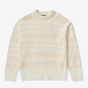 "Neve" Mohair Sweater (ivory/pearl)
