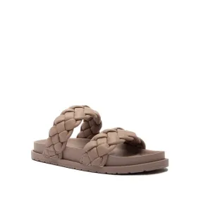 Qupid Birch Braided Sandals