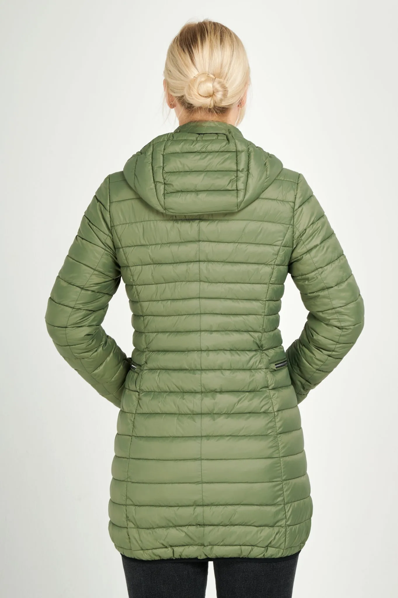 Shannon Vegan Down Coat | Military