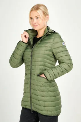 Shannon Vegan Down Coat | Military
