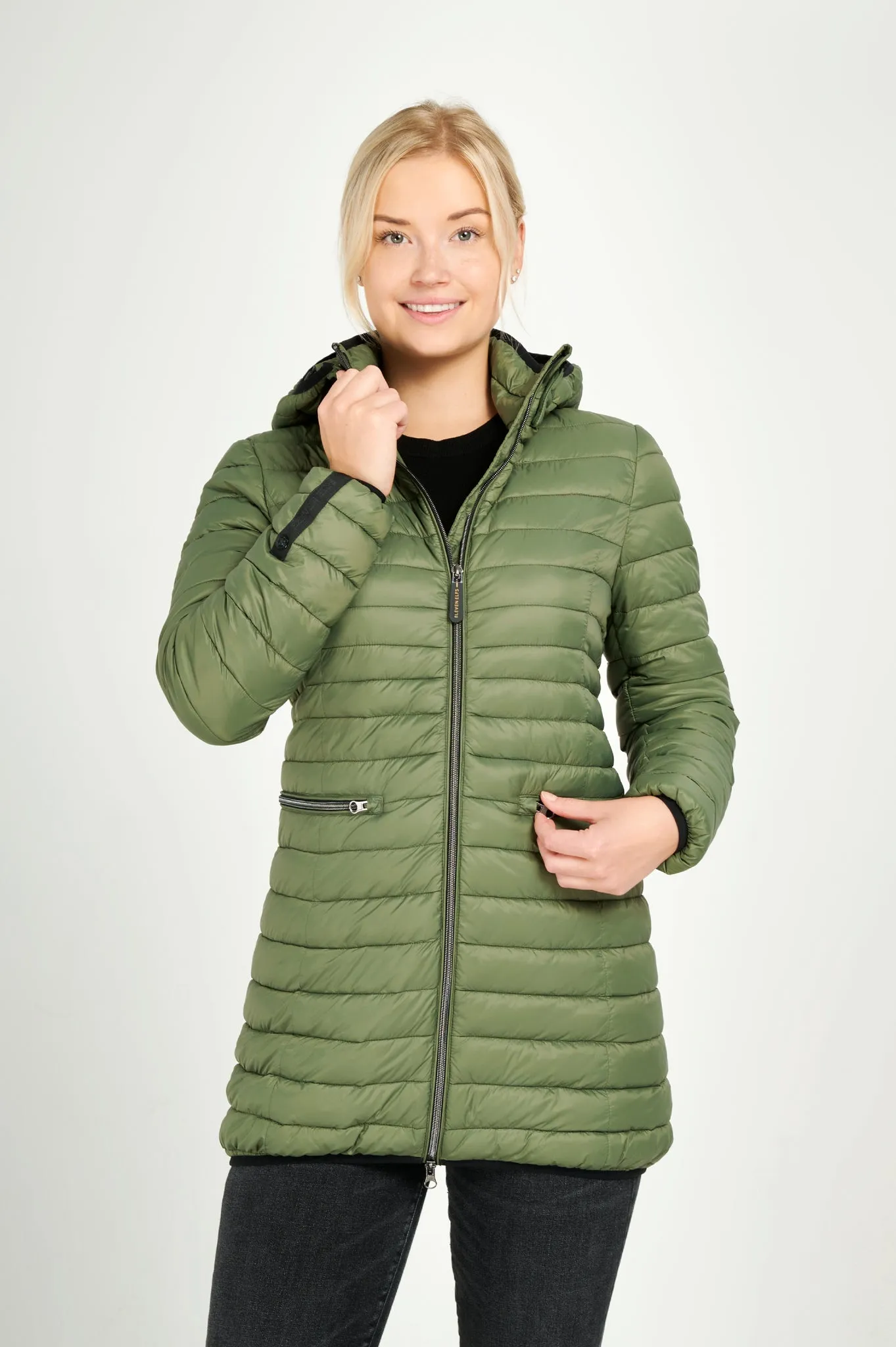 Shannon Vegan Down Coat | Military