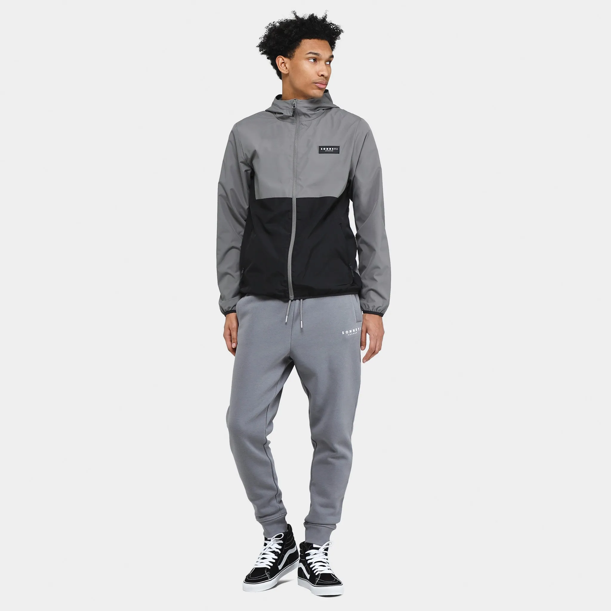 Sonneti Saul Full Zip Windbreaker Jacket / Black